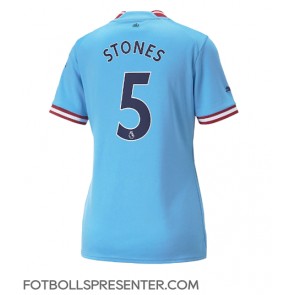 Manchester City John Stones #5 Hemma Matchtröja Dam 2022-23 Kortärmad